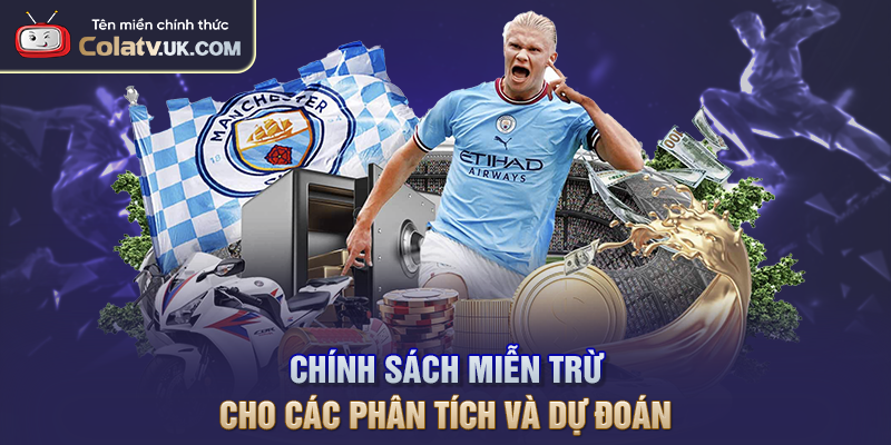 Chính sách miễn trừ cho các phân tích và dự đoán