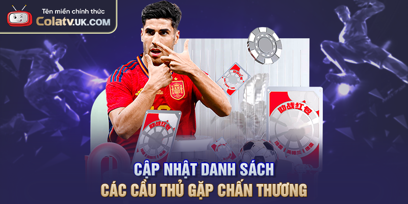 Cập nhật kỹ danh sách các cầu thủ chấn thương